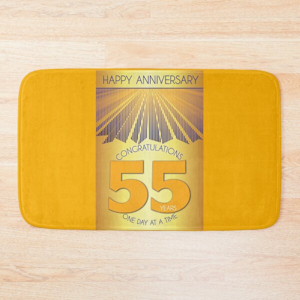 Item preview, 55 Year Golden Ray One Day At A Time Anniversary designed and sold by ApexDesigners.