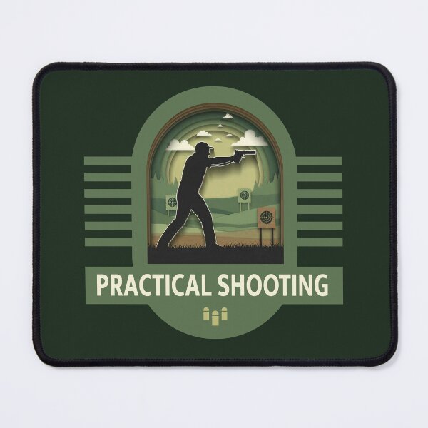 Item preview, Practical Shooting Badge Papercut Art designed and sold by KiwiRider.