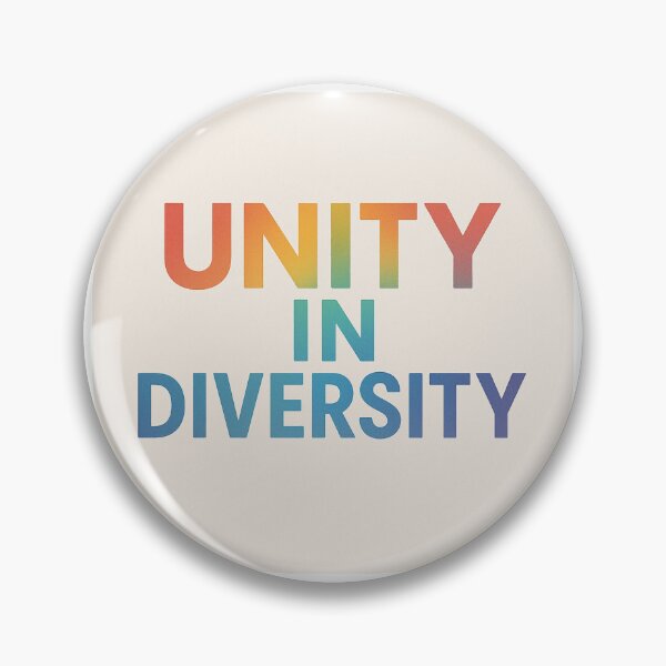 Item preview, Unity in Diversity – Modern Inclusion Awareness Design designed and sold by TeacherHype.