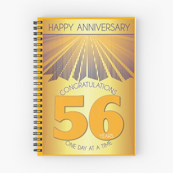 Item preview, 56 Year Golden Ray One Day At A Time Anniversary designed and sold by ApexDesigners.