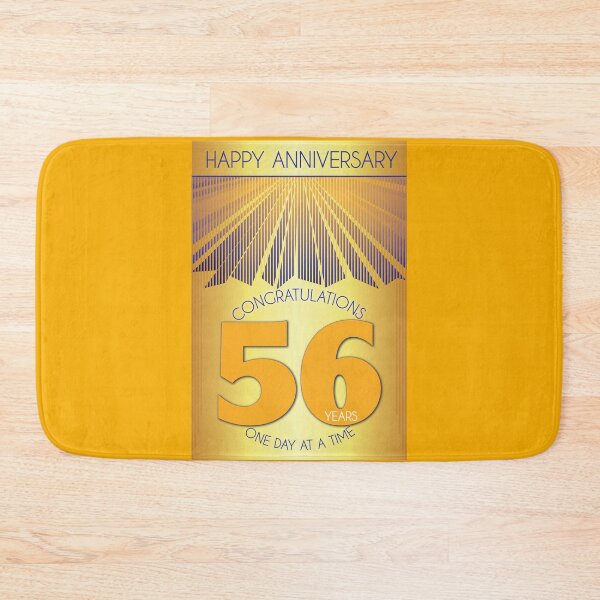 Item preview, 56 Year Golden Ray One Day At A Time Anniversary designed and sold by ApexDesigners.