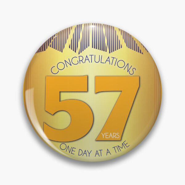 Item preview, 57 Year Golden Ray One Day At A Time Anniversary designed and sold by ApexDesigners.