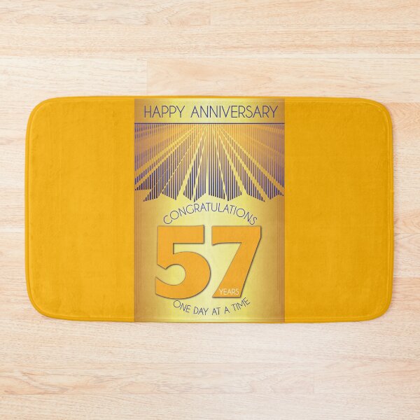 Item preview, 57 Year Golden Ray One Day At A Time Anniversary designed and sold by ApexDesigners.