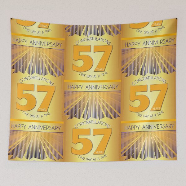 Item preview, 57 Year Golden Ray One Day At A Time Anniversary designed and sold by ApexDesigners.