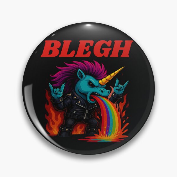 Item preview, Heavy Blegh Metal Unicorn designed and sold by marosz12.