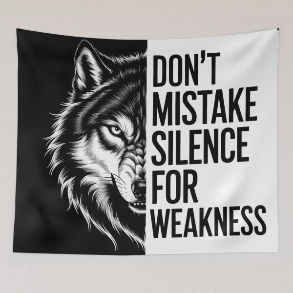 Item preview, Don't Mistake Silence designed and sold by J-CCreations.