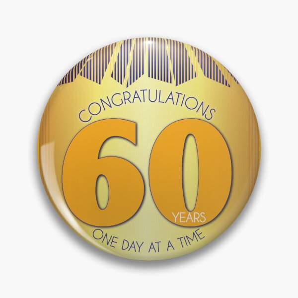 Item preview, 60 Year Golden Ray One Day At A Time Anniversary designed and sold by ApexDesigners.