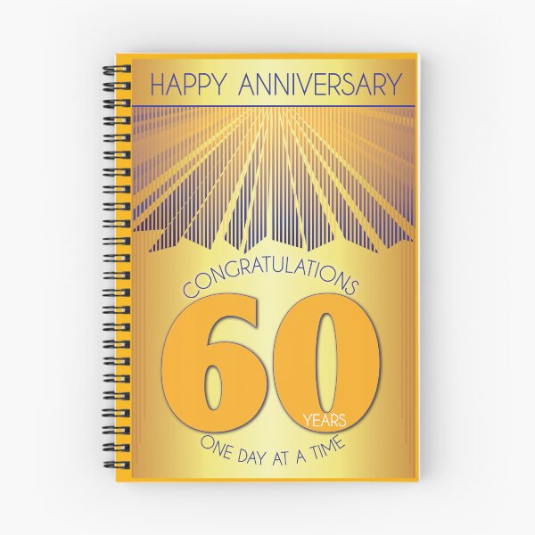 Item preview, 60 Year Golden Ray One Day At A Time Anniversary designed and sold by ApexDesigners.