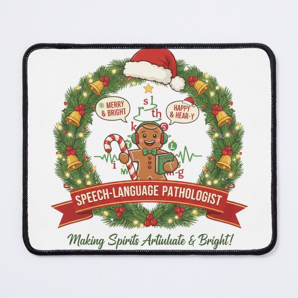 Item preview, Speech Language Pathologist Christmas - Merry SLP Therapy Squad Gift designed and sold by Wear Sculpt.