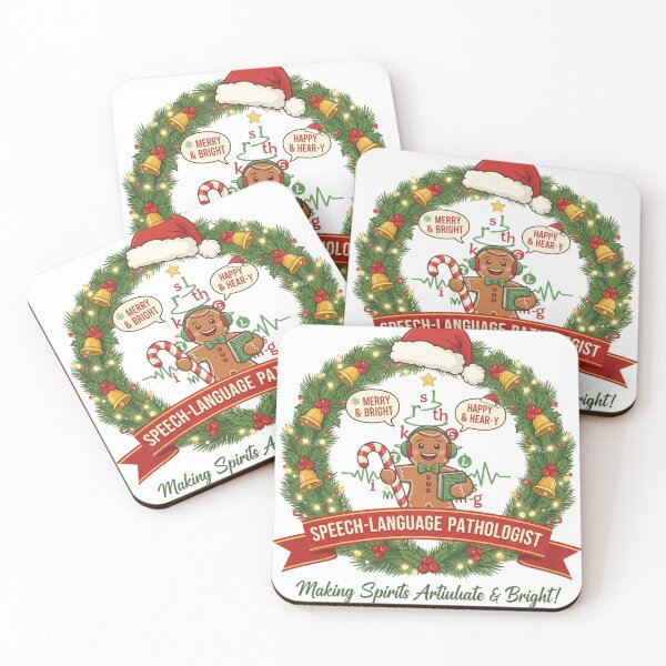 Item preview, Speech Language Pathologist Christmas - Merry SLP Therapy Squad Gift designed and sold by Wear Sculpt.