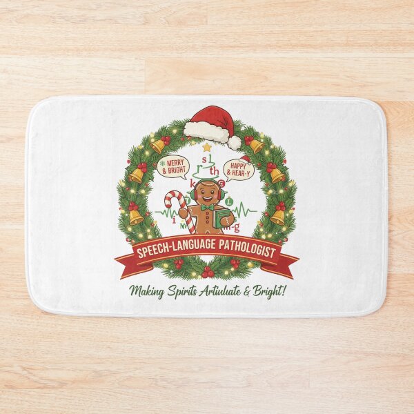 Item preview, Speech Language Pathologist Christmas - Merry SLP Therapy Squad Gift designed and sold by Wear Sculpt.