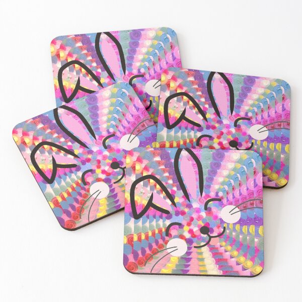 Item preview, Happy Psychedelic Bunny  designed and sold by IsThisArt93.