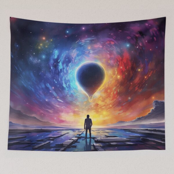 Item preview, Cosmic Dream Portal – Reze Inspired Galaxy Art | Abby Le Millar Aesthetic & Blue Jays Universe Fantasy Poster designed and sold by zevorgue.