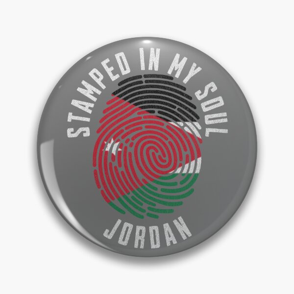 Item preview, Proud Jordan Heritage Fingerprint Art for Patriotic Hearts designed and sold by chrisrivait.