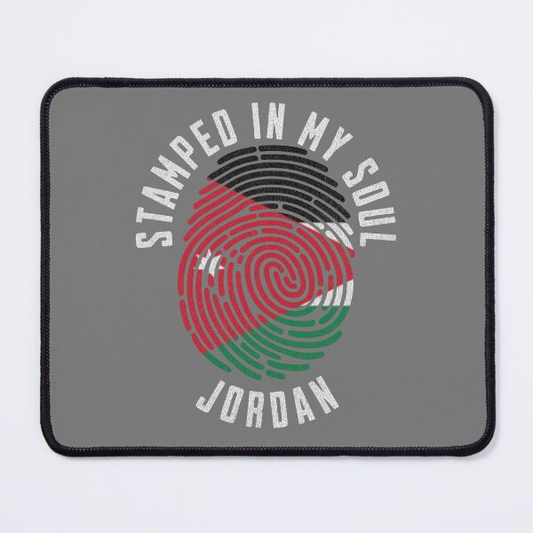 Item preview, Proud Jordan Heritage Fingerprint Art for Patriotic Hearts designed and sold by chrisrivait.