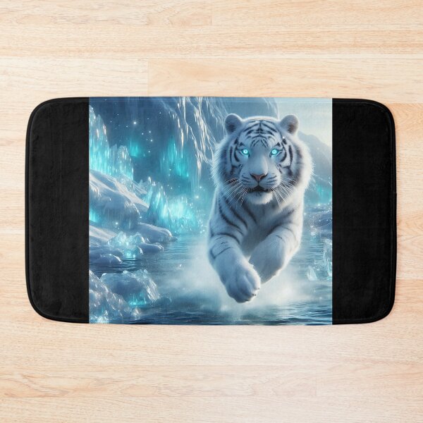 Item preview, White Ice Tiger designed and sold by GalleryBrisArt.