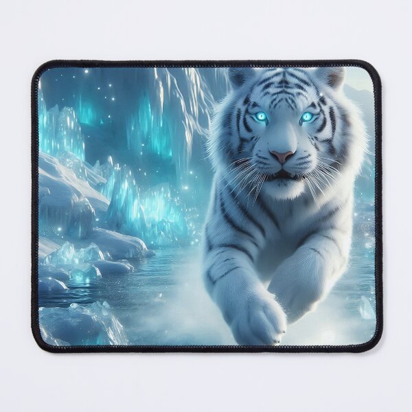 Item preview, White Ice Tiger designed and sold by GalleryBrisArt.