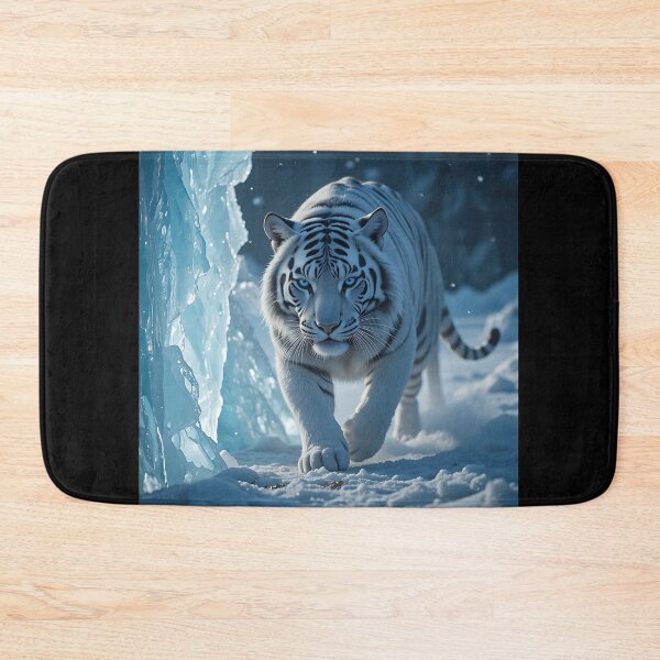 Item preview, White Ice Tiger designed and sold by GalleryBrisArt.