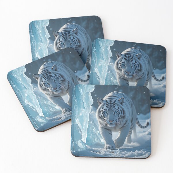 Item preview, White Ice Tiger designed and sold by GalleryBrisArt.