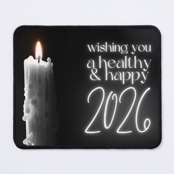 Item preview, Wishing you a Happy and Healthy 2026 designed and sold by Compusmurf Design.