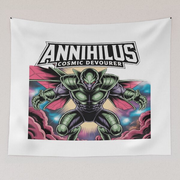 Item preview, Annihilus Cosmic Devourer - Epic Green Alien Warrior Fan Ar designed and sold by Midnight Veil Designs.