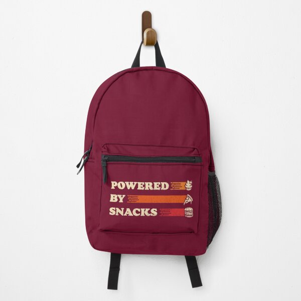 Item preview, Powered by Snacks - Funny Food Joke designed and sold by Studio Mootant.