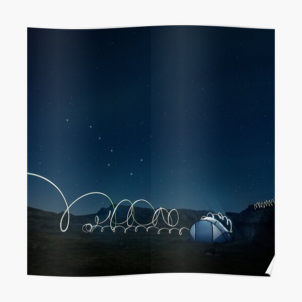 Bivouac en Montagne Poster