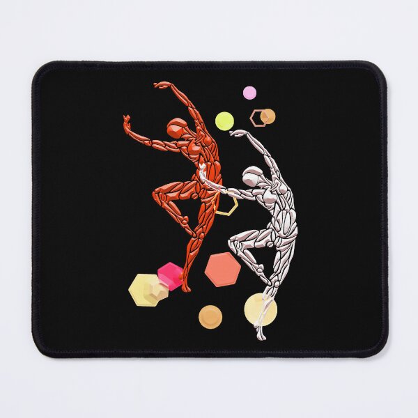 Item preview, Red-White Dancer Duo, Two Dancers designed and sold by danceink.