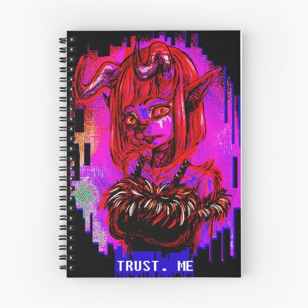 Item preview, Trust Me Cute Demon Goth Furry Girl Inviting Gaze designed and sold by GrotsqMachine.