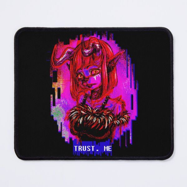 Item preview, Trust Me Cute Demon Goth Furry Girl Inviting Gaze designed and sold by GrotsqMachine.