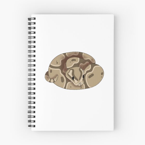Item preview, Ball Python Snake kawaii chibi illustration designed and sold by casserolepets.