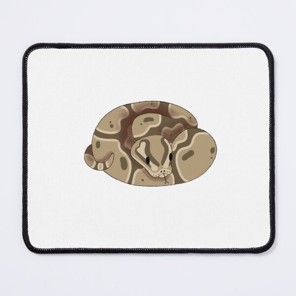 Item preview, Ball Python Snake kawaii chibi illustration designed and sold by casserolepets.