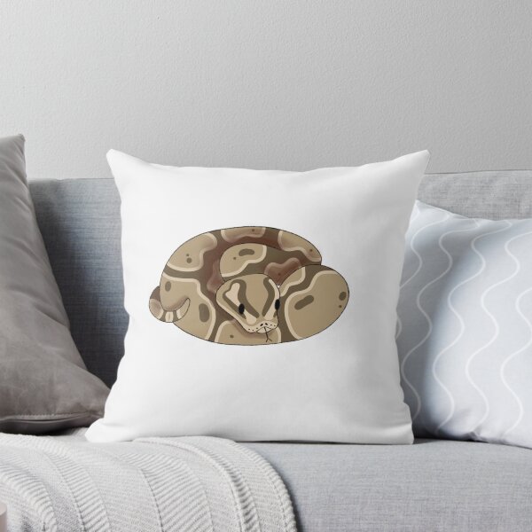 Item preview, Ball Python Snake kawaii chibi illustration designed and sold by casserolepets.