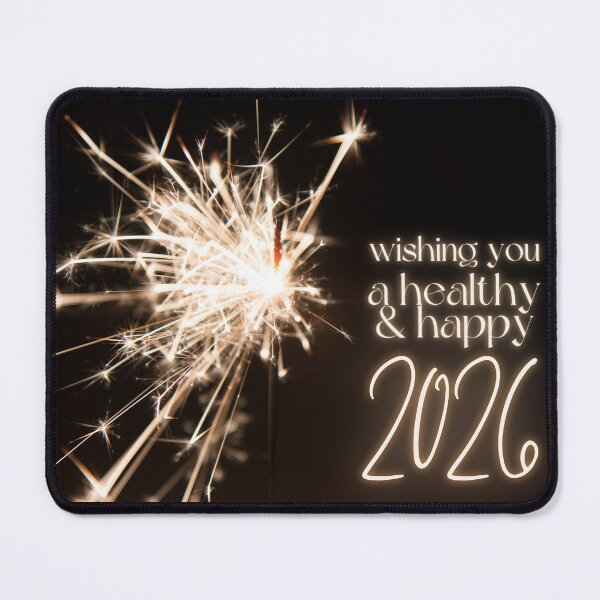 Item preview, Wishing you a Happy and Healthy 2026 designed and sold by Compusmurf Design.