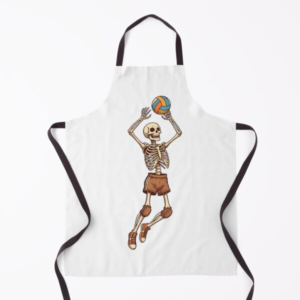 Item preview, Skeleton Volleyball Player Jump Serve Spikes designed and sold by Linework Studio.