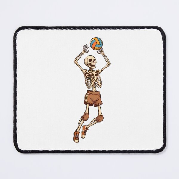 Item preview, Skeleton Volleyball Player Jump Serve Spikes designed and sold by Linework Studio.