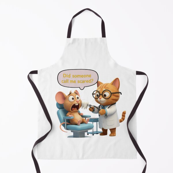Item preview, Zippy Mouse Graphic Tee - Scared Dentist designed and sold by Zippy Creation.