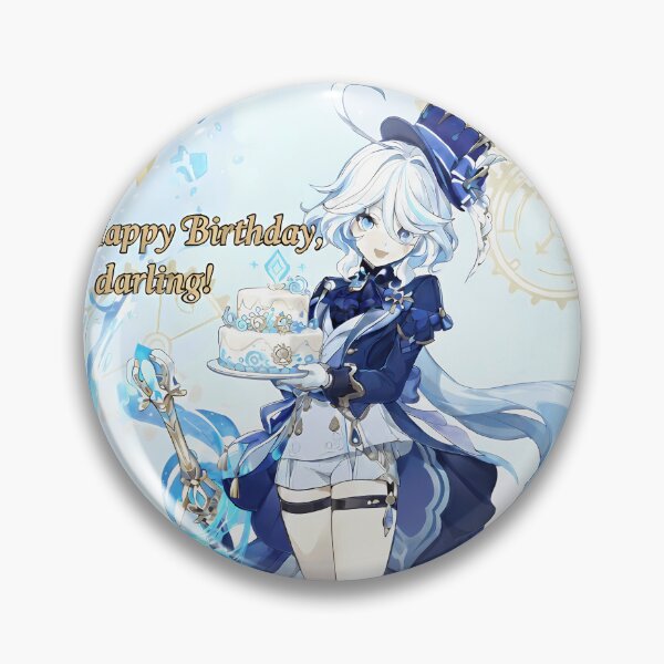 Item preview, Genshin Impact - Furina Happy Birthday designed and sold by DeviantMerch.