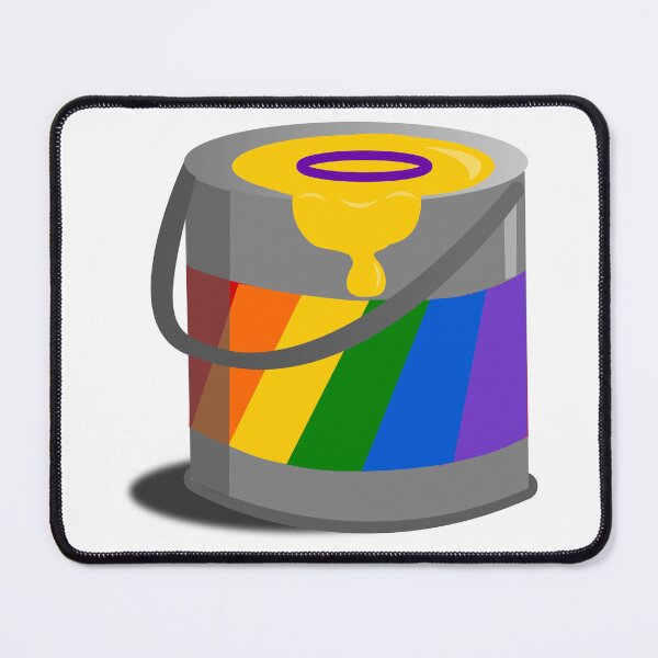 Item preview, Proud Paint Intersex Flag in a Bucket designed and sold by HarveyHandcraftsandDesigns.