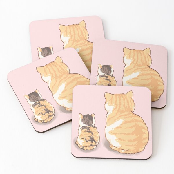 Item preview, Mother cat and her kitten designed and sold by Peach Frog.