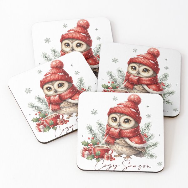 Item preview, Cozy Season Owl – Cute Winter Holiday Design designed and sold by TakeOnline247.
