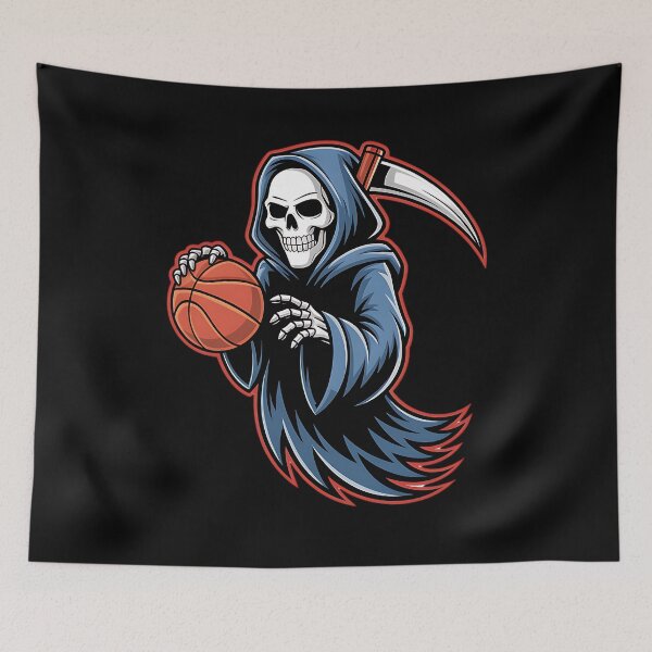 Item preview, Basketball Grim Reaper designed and sold by ReneMM.