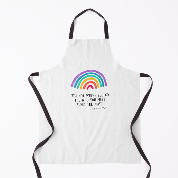 Item preview, Who You Meet Wizard of Oz Quote with Rainbow designed and sold by Sunshine Sentiments.