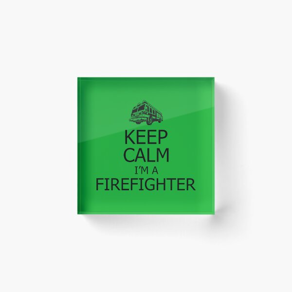 Item preview, Keep Calm I'm a Firefighter Funny Fireman gift designed and sold by DesignHouse07.