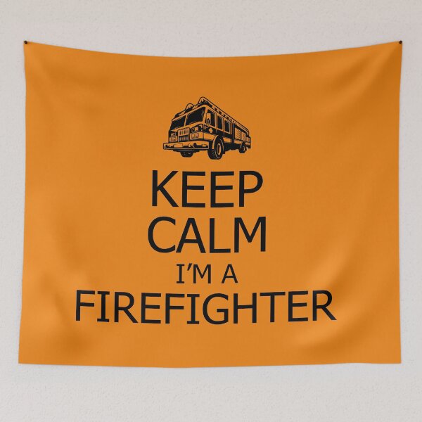 Item preview, Keep Calm I'm a Firefighter Funny Fireman gift designed and sold by DesignHouse07.