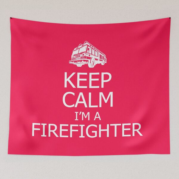 Item preview, Keep Calm I'm a Firefighter Funny Fireman gift designed and sold by DesignHouse07.