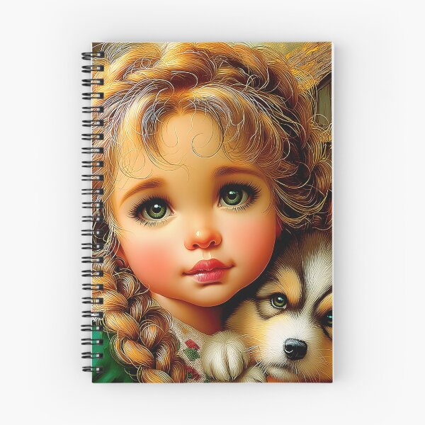 Item preview, Girl and her husky  designed and sold by Lewis-mart.