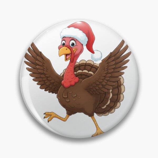 Item preview, Turkey with Santa hat designed and sold by Andersong.