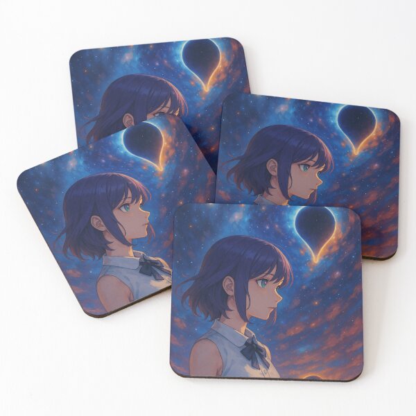 Item preview, Reze the Galaxy Dreamer – Cosmic Anime Aesthetic Art | Abby Le Millar & Blue Jays Inspired Universe Design designed and sold by zevorgue.