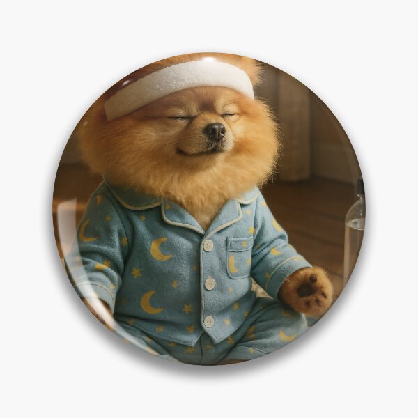 Item preview, Bafik Zen Moment ?‍♂️ – Pomeranian Morning Meditation designed and sold by TsvietkovaArt.